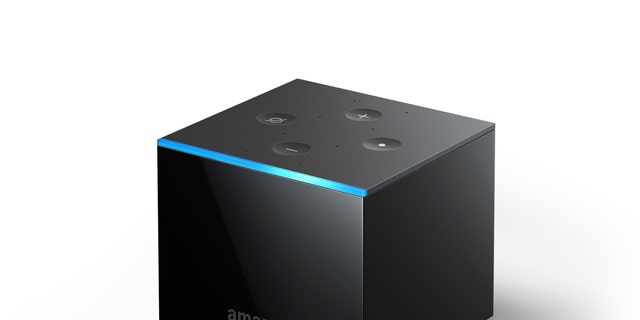 This undated image provided by Amazon.com, Inc. shows an Amazon Fire TV Cube. (Amazon.com, Inc. via AP)