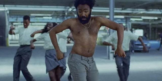 Donald Glover has taken 2018 by storm as both an actor and musician. Here the rapper dances in the music video for "This Is America."  (RAC Records)