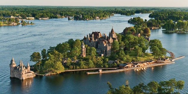 Boldt Castle is located on Heart Island in New York's Thousand Islands.