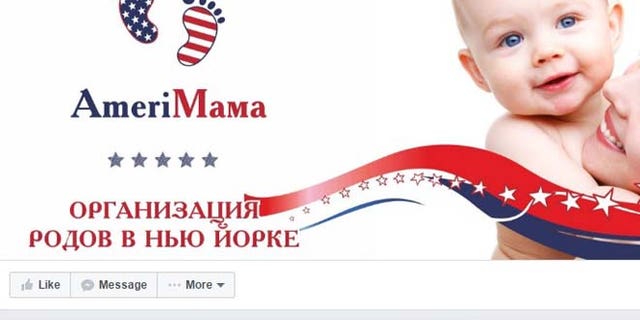 The hospital has aggressively advertised its maternity services in Russia.