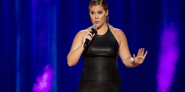 Amy Schumer in a still from her Netflix special "Amy Schumer: The Leather Special."
