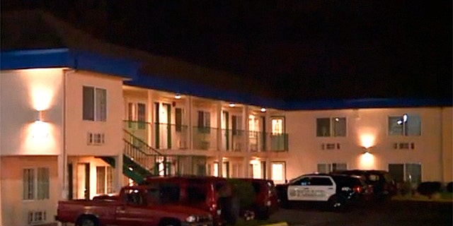 The stabbing took place at this motel in suburban Seattle.
