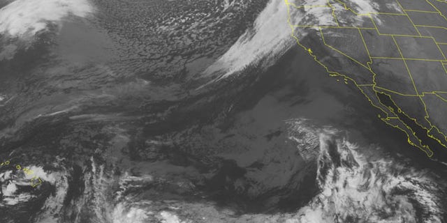 Oct. 14, 2014: Tropical Storm Ana is slowly developing to the southeast of Hawaii