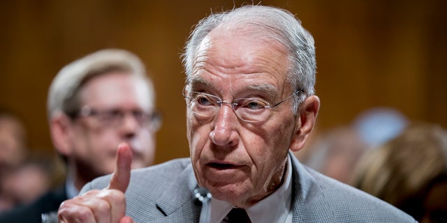 Sen. Grassley says approving Garcetti's nomination would send the wrong message to other victims of sexual harassment.