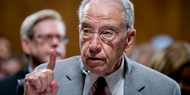 Sen. Grassley says approving Garcetti's nomination would send the wrong message to other victims of sexual harassment.