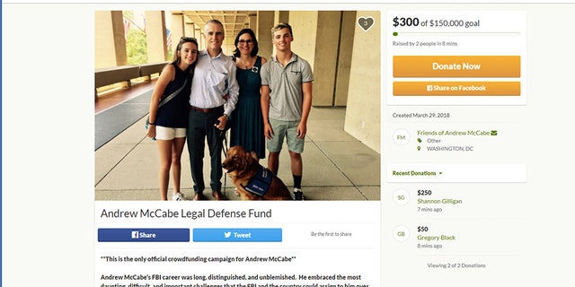 In less than a day, McCabe's GoFundMe raised more than $400,000, including from many small donations of $5 and $10.