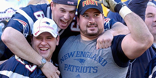 Joe Andruzzi, a former NFL offensive lineman who was diagnosed with non-Hodgkin’s lymphoma in 2007, attended Monday’s race to support runners raising money for his foundation supporting cancer research, NFL.com reports. Andruzzi, seen here in a 2009 photograph, sprang into action following the bombings and was seen carrying one victim to safety. (AP)