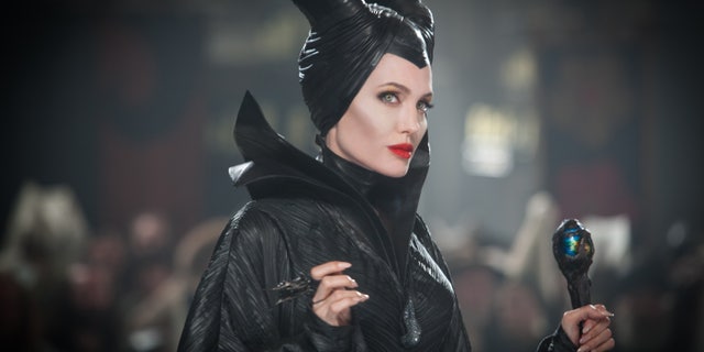 Angelina Jolie in a scene from the film, 'Maleficent.'
