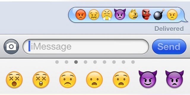 So many ways to text you're angry.