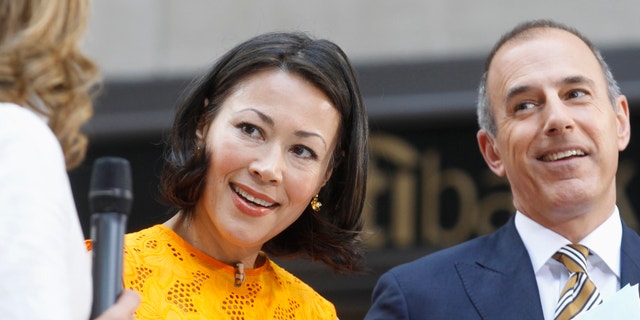 Ann Curry and Matt Lauer appear in New York June 22, 2012.