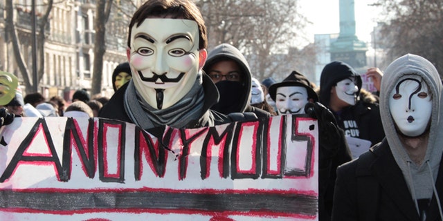 Anonymous hackers, who use the Guy Fawkes mask as a symbol, have mounted millions of attacks against Israeli websites.