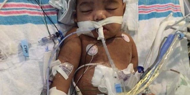 Anthony Dickerson Jr. was born without either kidney, and was set to receive his father's left organ until he violated his parole. (GoFundMe)