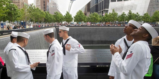 During Fleet Week 2017, Sailors, Marines and Coast Guardsmen visited the National 9/11 Memorial in New York.