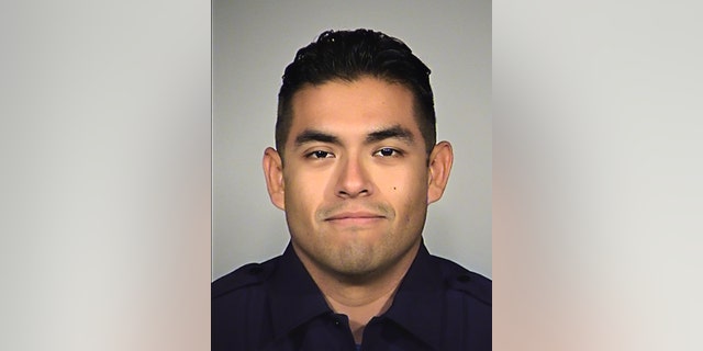 This photo provided by the San Antonio Police Department shows officer Miguel Moreno, who died Friday, June 30, 2017.