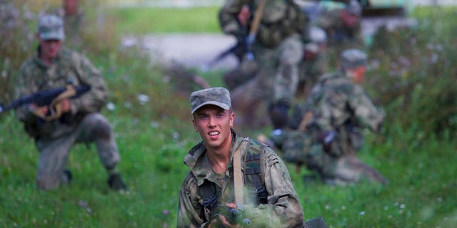 The Russian military says major war games set for next month will not threaten anyone.