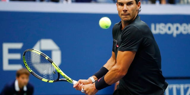 Rafael Nadal defeated Kevin Anderson in three straight sets Sunday to win his third U.S. Open championship.