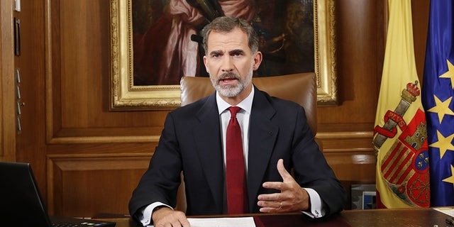 King Felipe VI called the tension between Spain's central government an "extremely serious situation" in a rare political address to the nation.
