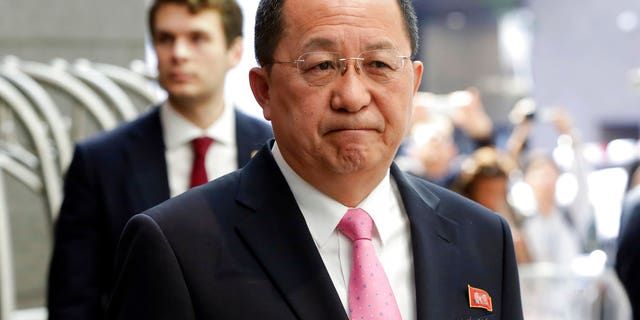 Ri Yong Ho is North Korea's foreign minister.