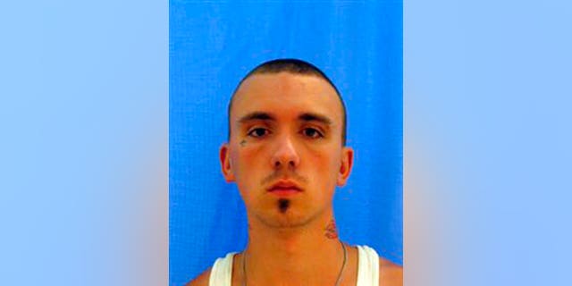 Austin Boutain was arrested on Tuesday after a 15-hour manhunt.