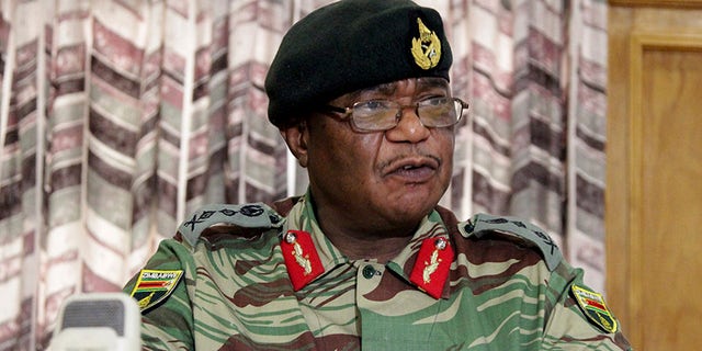 Zimbabwe's army commander, Constantino Chiwenga, leading the military action in the country.