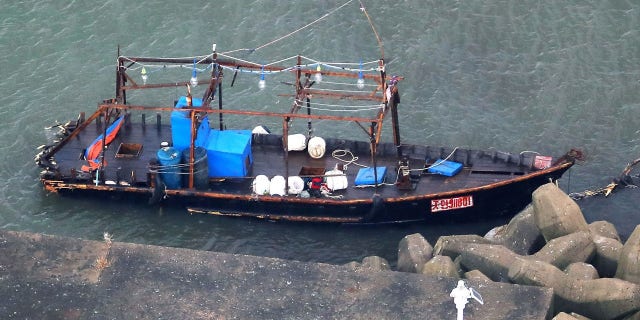Monday's discovery comes just days after a boat with eight North Korean fishermen also docked on Japan's coast.