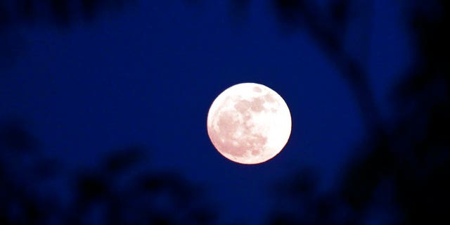 The Supermoon seen from Naypyitaw, Burma, on Sunday.