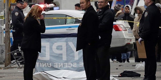 One person was killed and several others were injured when a driver plowed into a group of people in Queens Sunday morning.