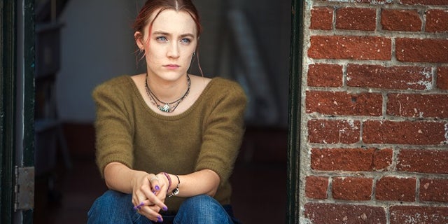 Saoirse Ronan is up for best actress for her role in "Lady Bird."