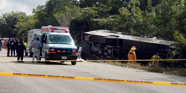 Multiple U.S. citizens were killed in Mexico on Tuesday when a bus overturned on the road, along the eastern coast of Mexico.