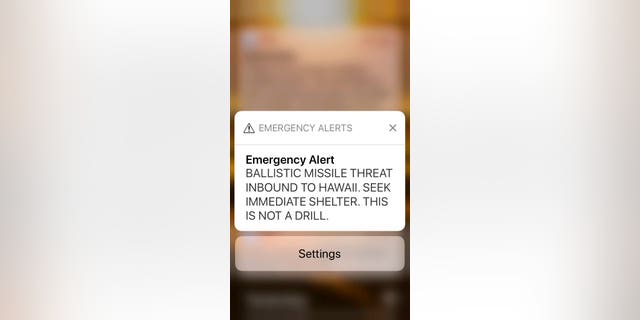 hawaii alert screenshot