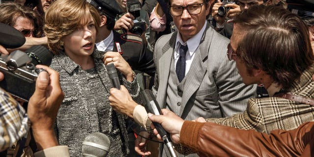 This image released by Sony Pictures shows Michelle Williams, left, and Mark Wahlberg in TriStar Pictures'