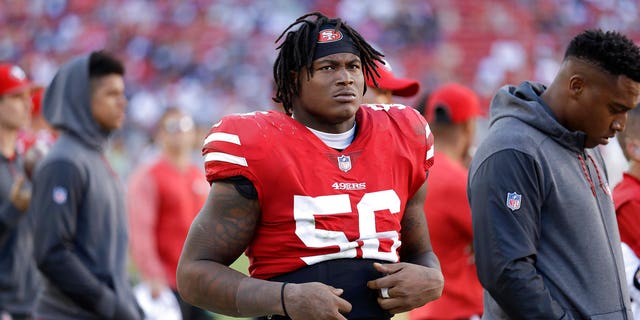 San Francisco 49ers linebacker Reuben Foster was arrested Sunday and booked at the Santa Clara County Department of Correction.