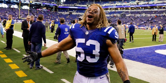 Colts linebacker Edwin Jackson, 26, was killed Sunday.