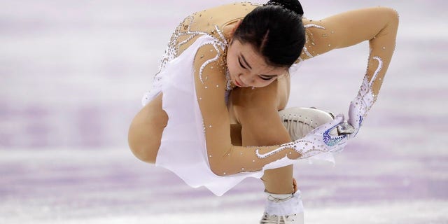 Karen Chen fumbled during her routine for the women's short program.