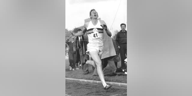 Sir Roger Bannister was the first runner to break the 4-minute barrier in the mile.