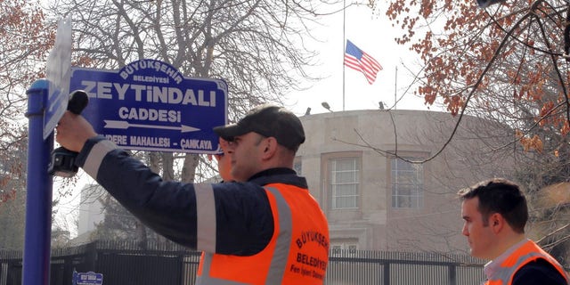 The U.S. Embassy in Turkey will be closed on Monday due to an unspecified security threat.