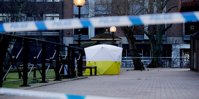 The bench where the Skripals were found unconscious as well as Sergei's home, car and a restaurant and pub have been cordoned off amid the investigation.