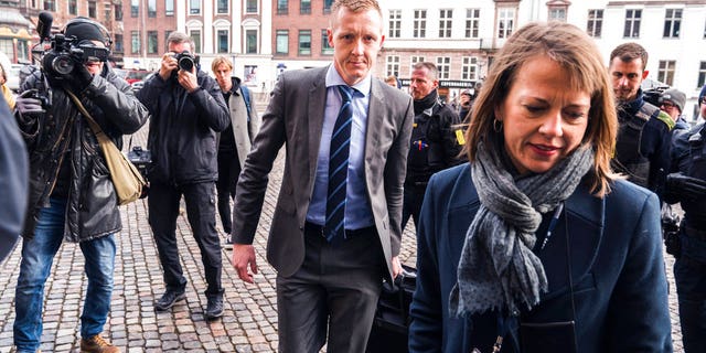 Prosecutor Jakob Buch-Jepsen arrives for the second hearing at the courthouse where the trial of Danish inventor Peter Madsen.
