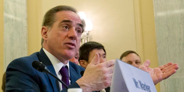 Former VA Secretary David Shulkin, pictured, was accused of neglecting cries for help from officials at a VA hospital in Manchester, NH.