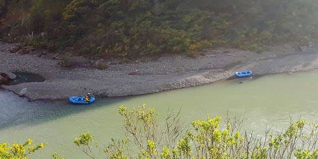 Authorities have been searching the area for the missing family.