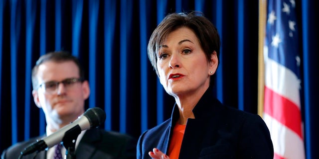 Iowa Governor Kim Reynolds has not said whether she plans to sign the bill.  (Associated press)