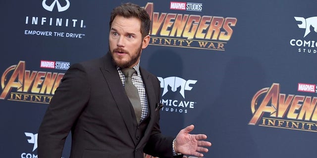 Chris Pratt arrives at the world premiere of "Avengers: Infinity War" on Monday, April 23, 2018, in Los Angeles. (Photo by Jordan Strauss/Invision/AP)
