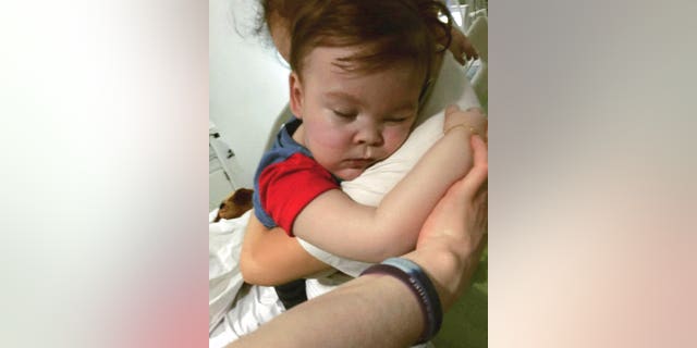 Brain-damaged toddler Alfie Evans, has died, his parents announced early Saturday. Alfie is seen in the arms of his mother, Kate James at Alder Hey Hospital, Liverpool, England, April 23, 2018.