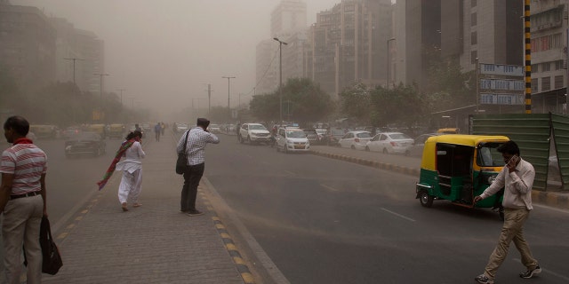 The rainstorm caught people by surprise as the monsoon season is still more than six weeks away.