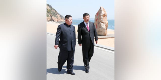 Kim Jong Un and Xi Jinping met on Monday and Tuesday.