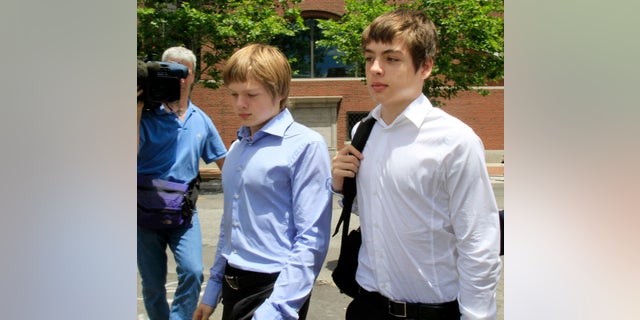 Alex Vavilov (right), now 23, and brother Tim seek the right to reside permanently in Canada, the country where their parents once lived clandestine lives as deeply embedded Russian spies. The brothers weren't charged and their lawyer said no evidence has ever surfaced suggesting they knew of their parents undercover identity.