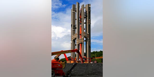 The final phase of the memorial is underway and on track to open on the 17th anniversary of plane's crash into a Pennsylvania field during 9/11.