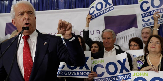 California gubernatorial hopeful John Cox has run for office multiple times before, including in the 2004 U.S. Senate race in Indiana. Barack Obama would ultimately win that election.
