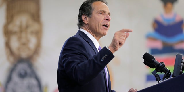 New York Gov. Andrew Cuomo speaks at an event in the Brownsville section of Brooklyn on July 5.