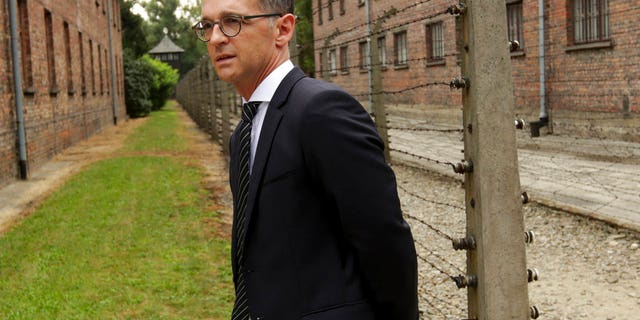 German Foreign Minister Heiko Maas visits the former German Nazi Death Camp Auschwitz on Monday